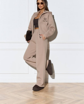 94/1 Спортивний костюм на флісі з капюшоном та вишивкою